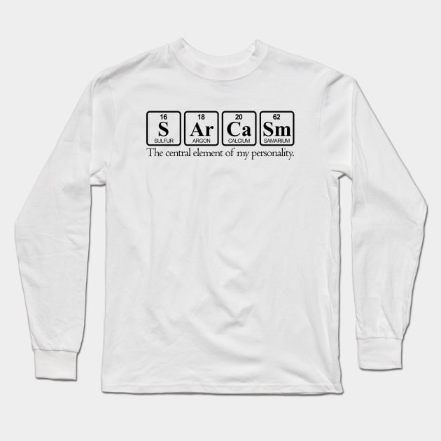 Sarcasm Long Sleeve T-Shirt by eileenwolcott